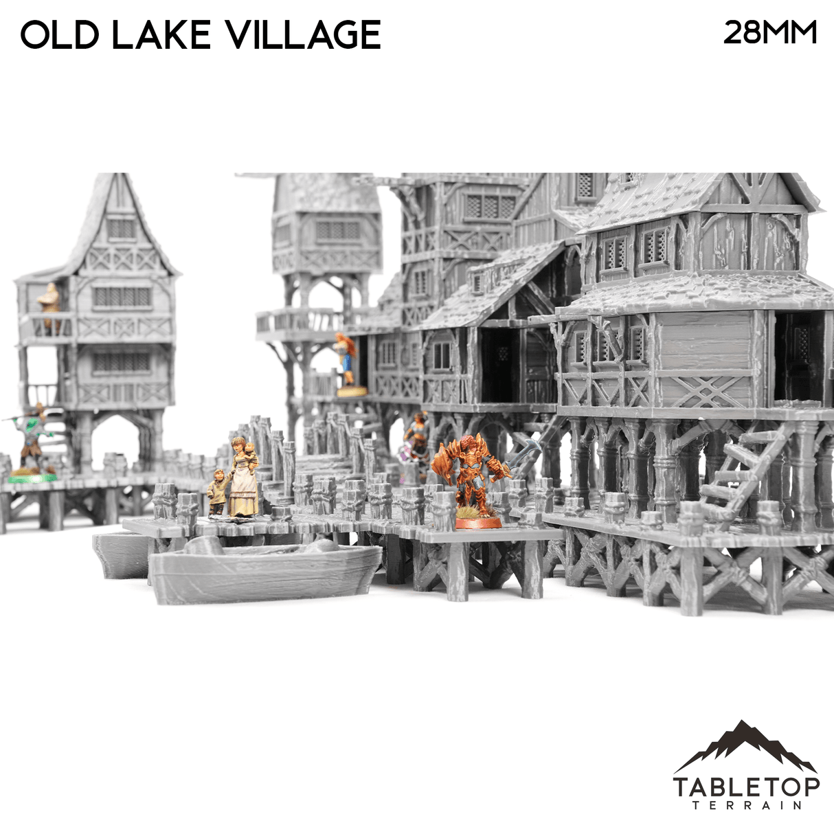 Tabletop Terrain Building Old Lake Village