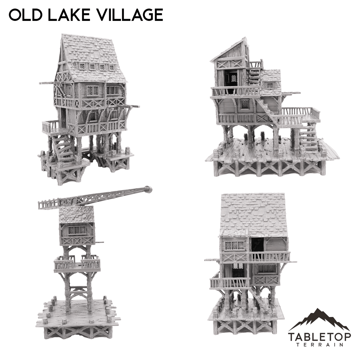 Tabletop Terrain Building Old Lake Village