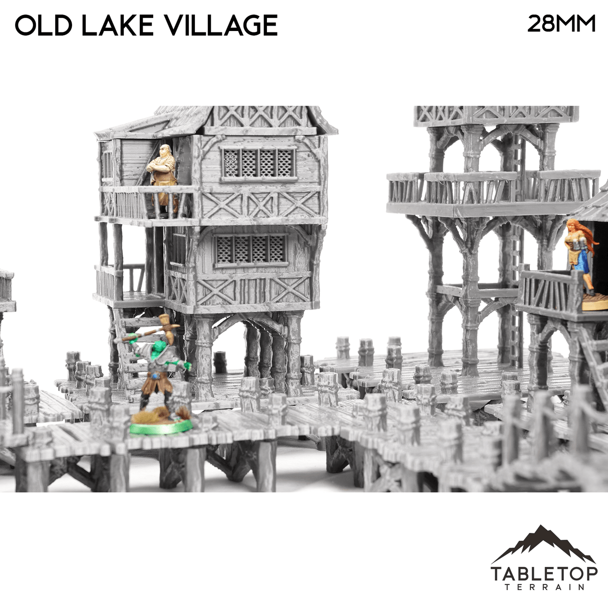 Tabletop Terrain Building Old Lake Village