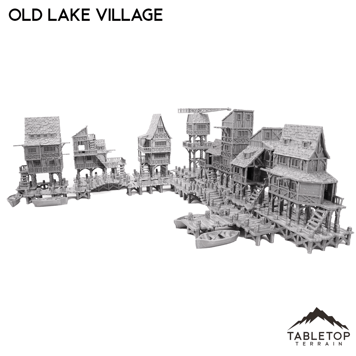 Tabletop Terrain Building Old Lake Village