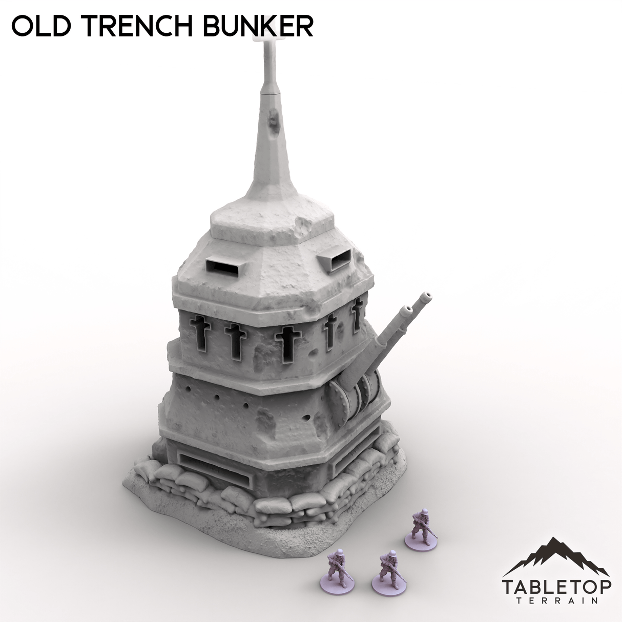 Tabletop Terrain Building Old Trench Bunker