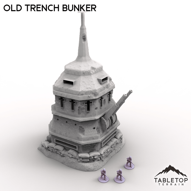 Tabletop Terrain Building Old Trench Bunker
