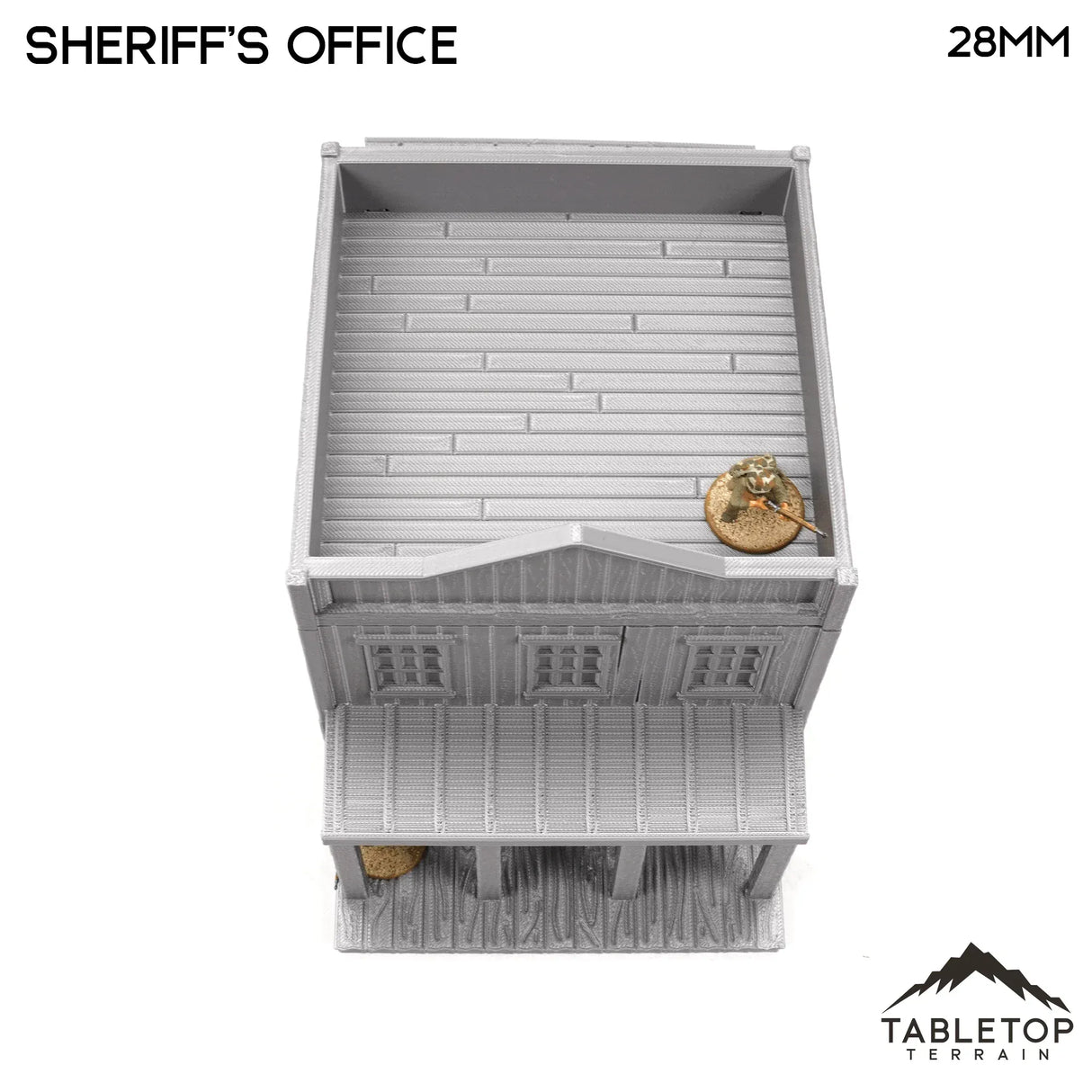 Tabletop Terrain Building Old West Sheriff's Office - Wild West Building