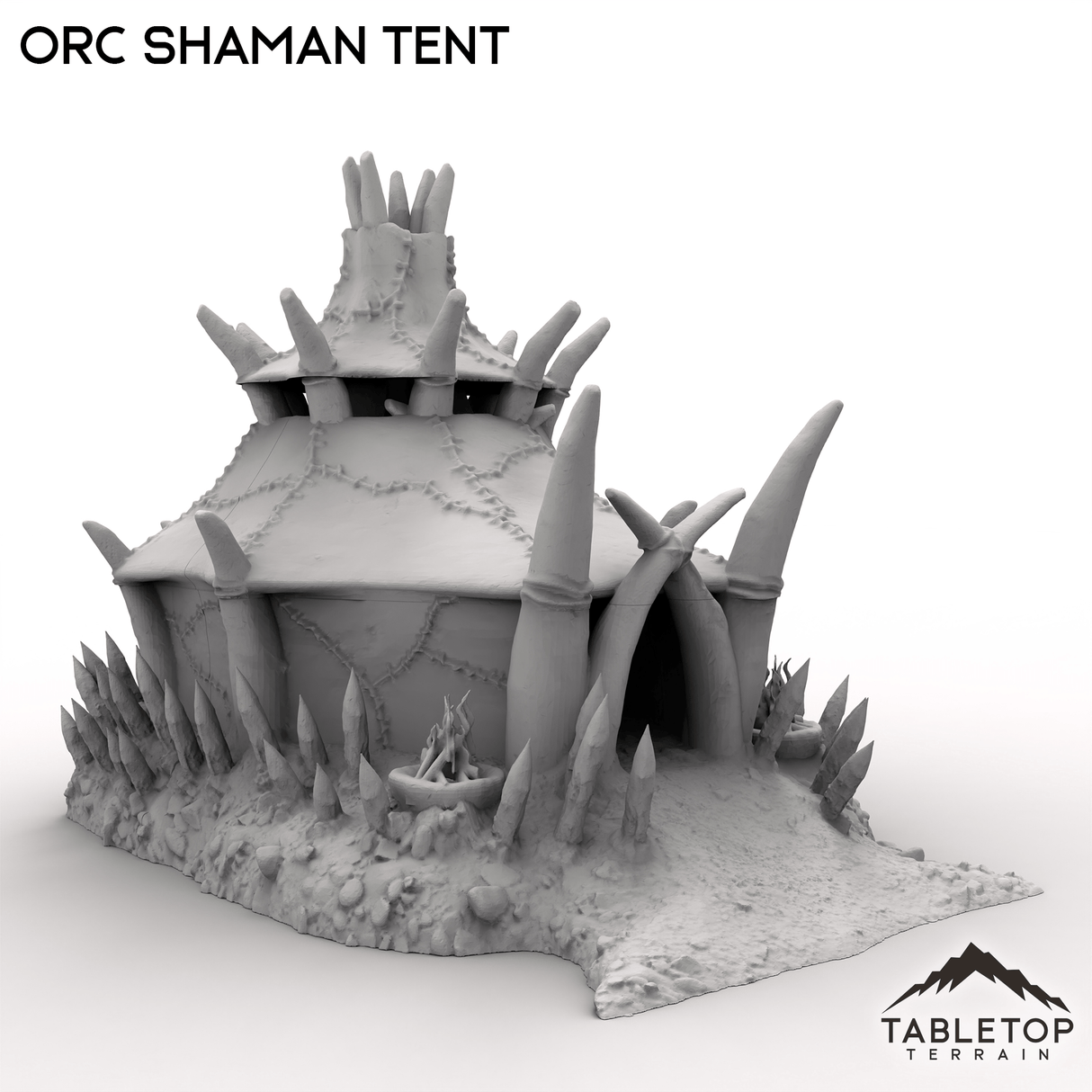Tabletop Terrain Building Orc Shaman Tent