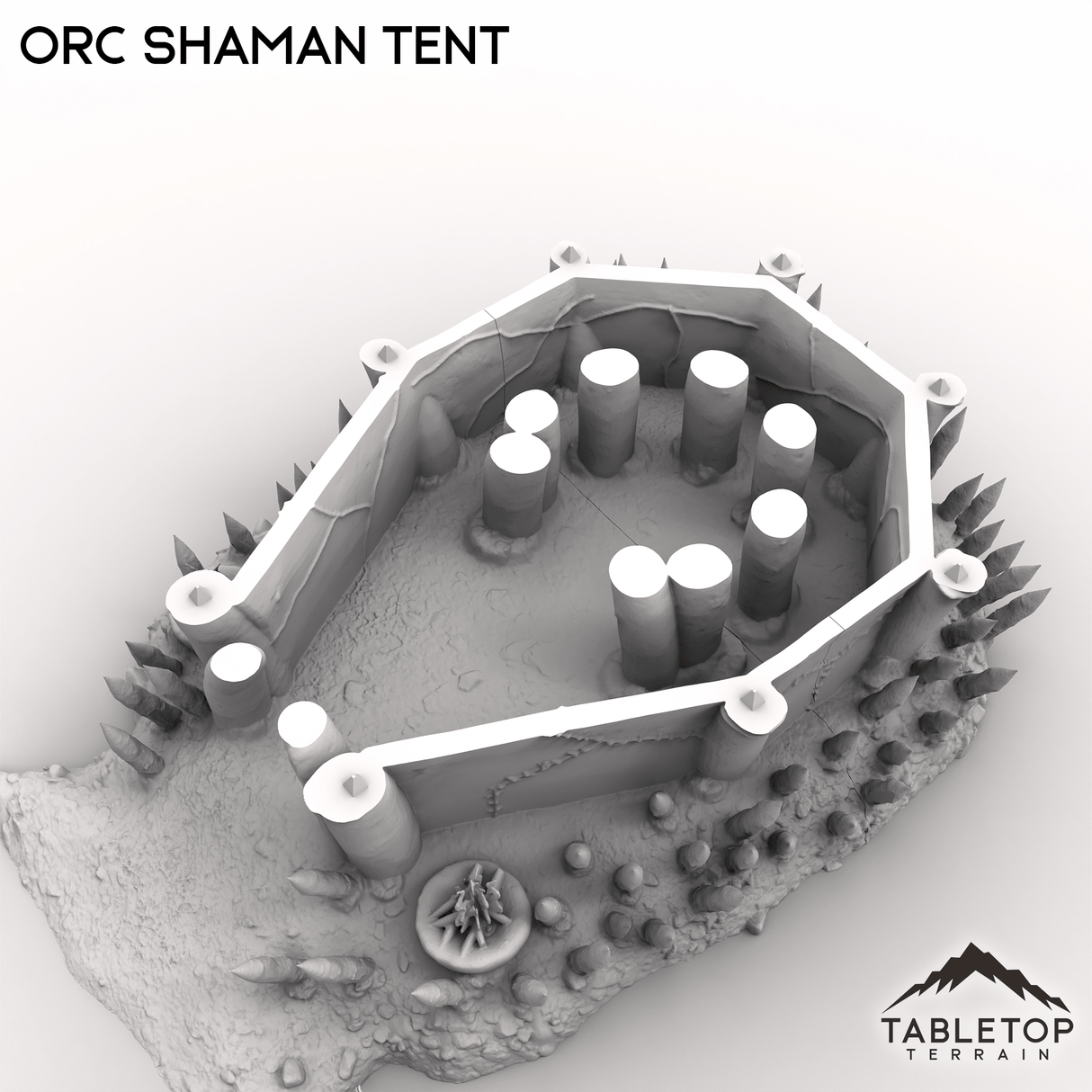 Tabletop Terrain Building Orc Shaman Tent