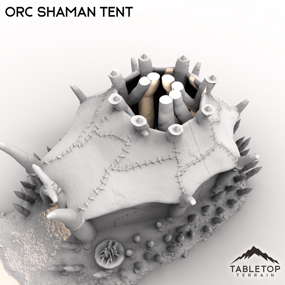 Tabletop Terrain Building Orc Shaman Tent