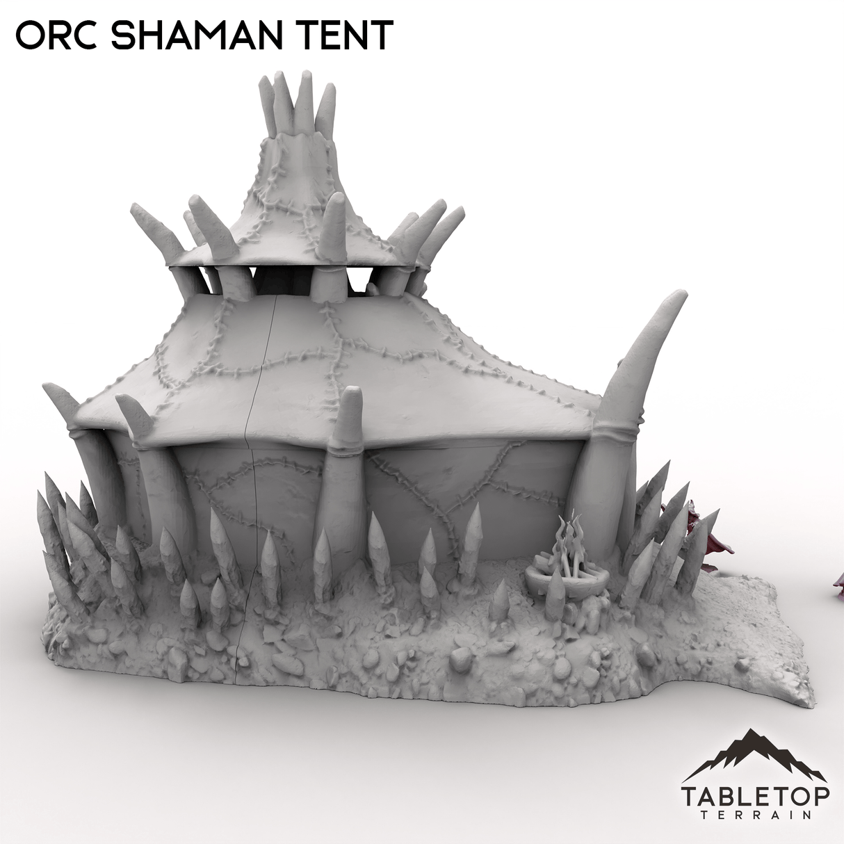 Tabletop Terrain Building Orc Shaman Tent