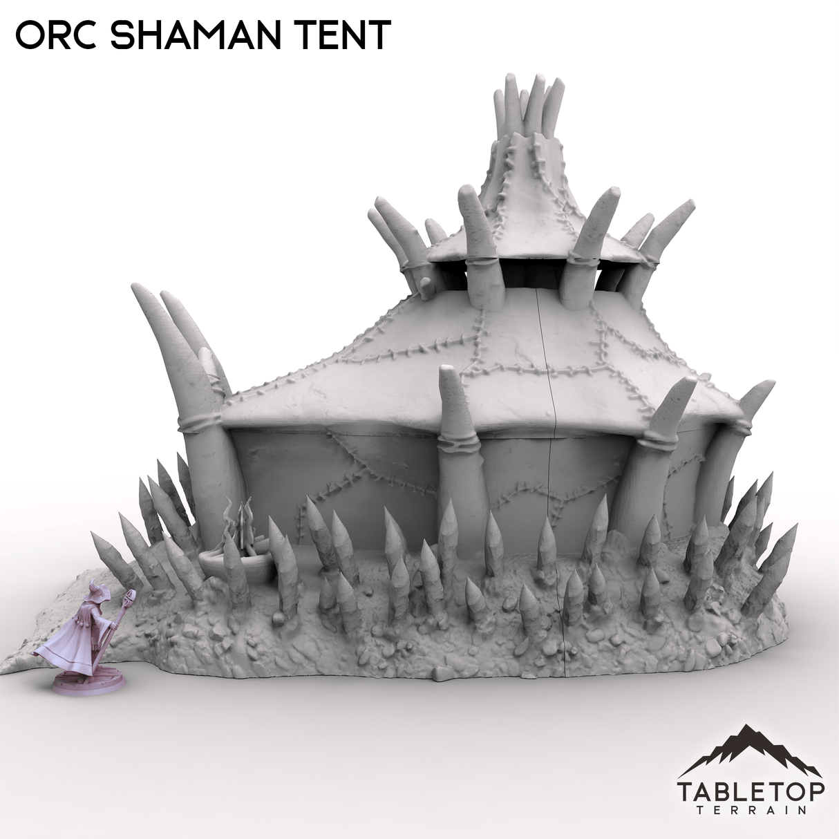 Tabletop Terrain Building Orc Shaman Tent