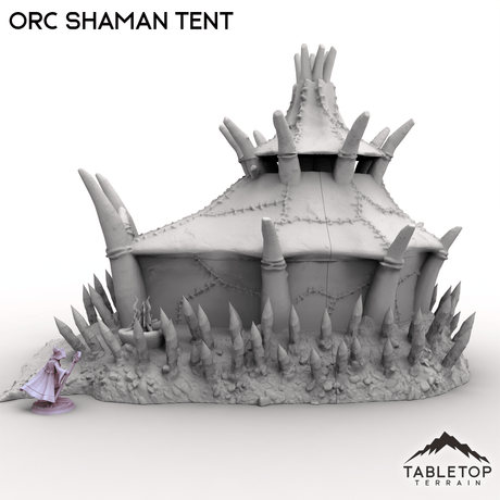 Tabletop Terrain Building Orc Shaman Tent