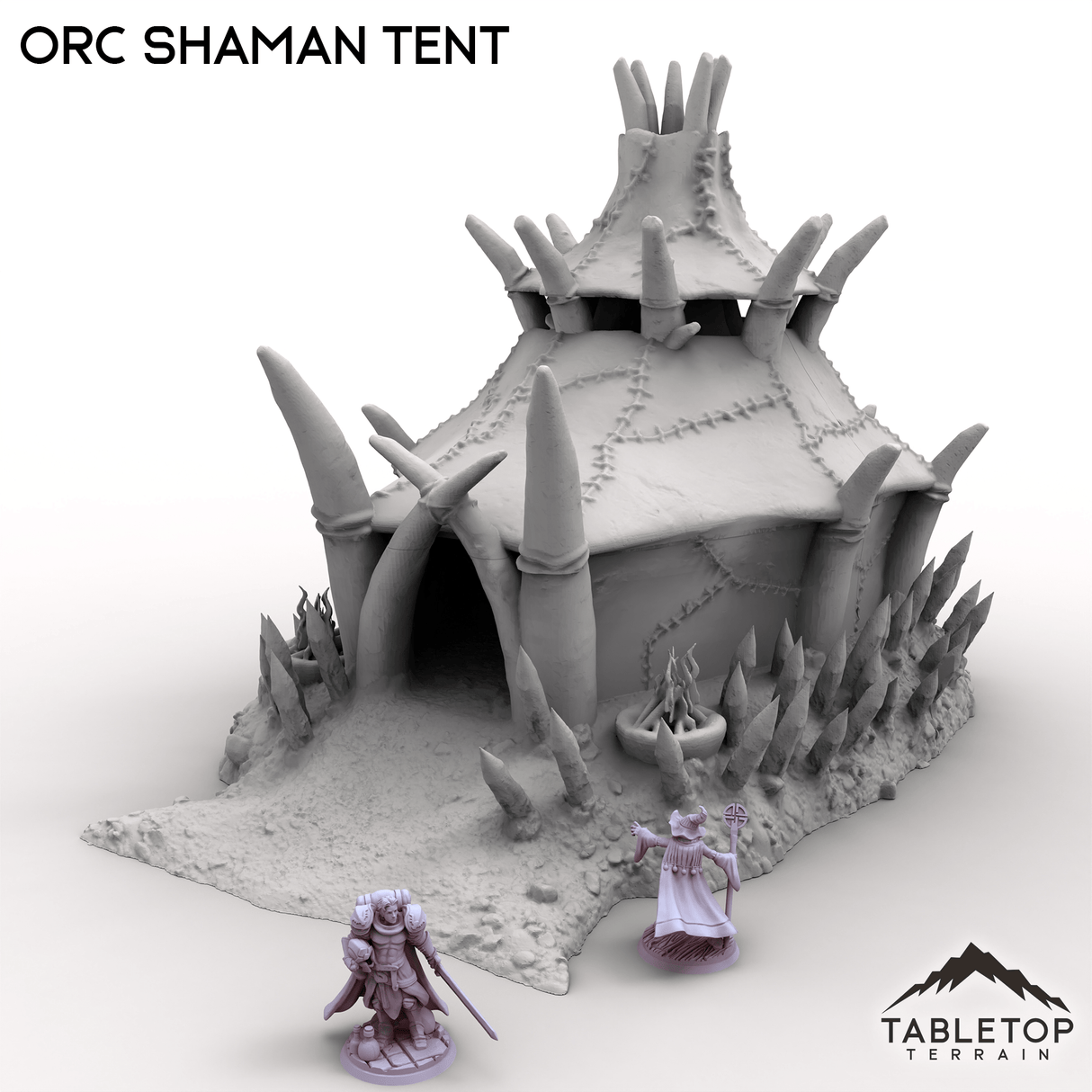 Tabletop Terrain Building Orc Shaman Tent