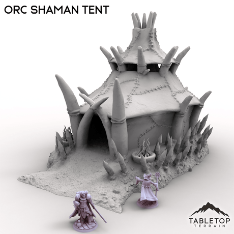 Tabletop Terrain Building Orc Shaman Tent