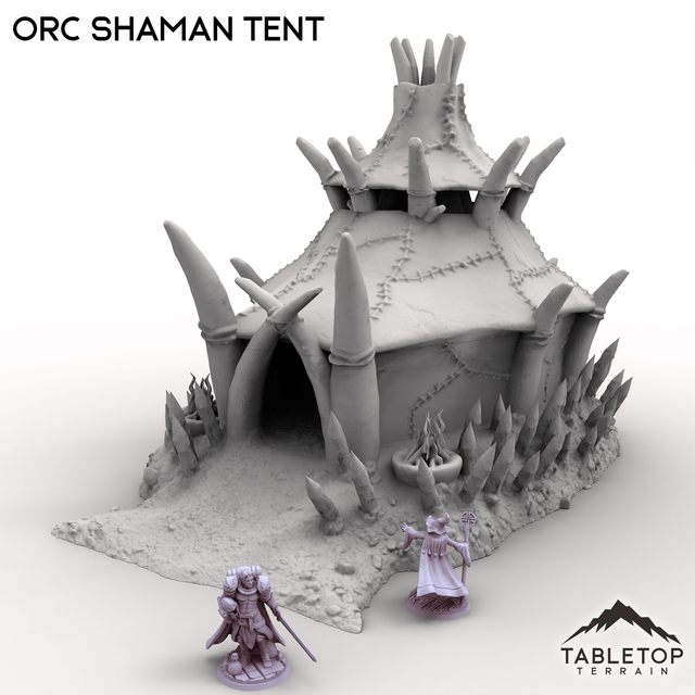 Tabletop Terrain Building Orc Shaman Tent
