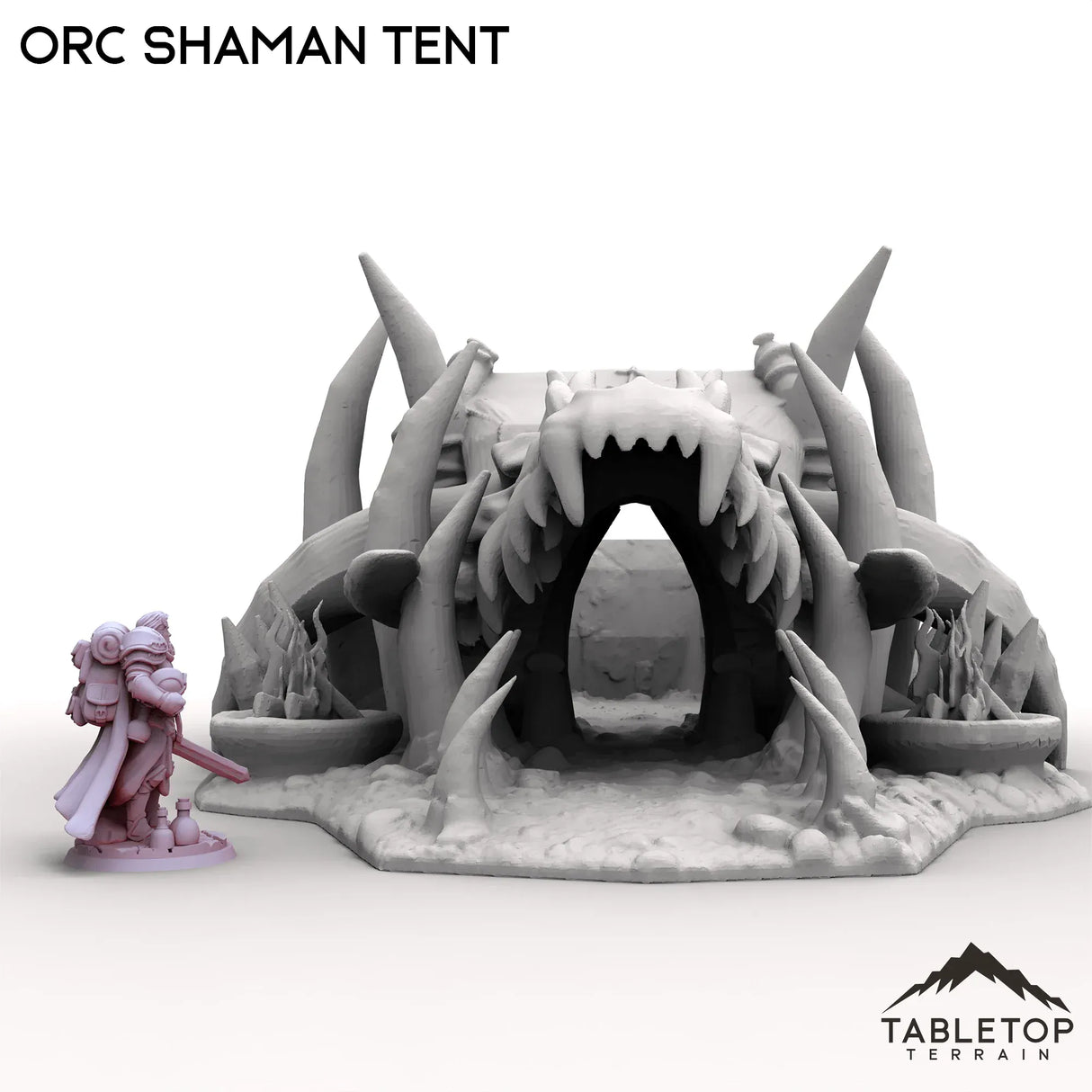 Tabletop Terrain Building Orc Shaman Tent