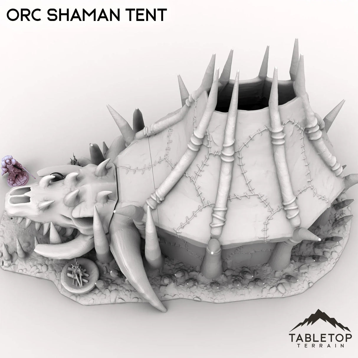 Tabletop Terrain Building Orc Shaman Tent