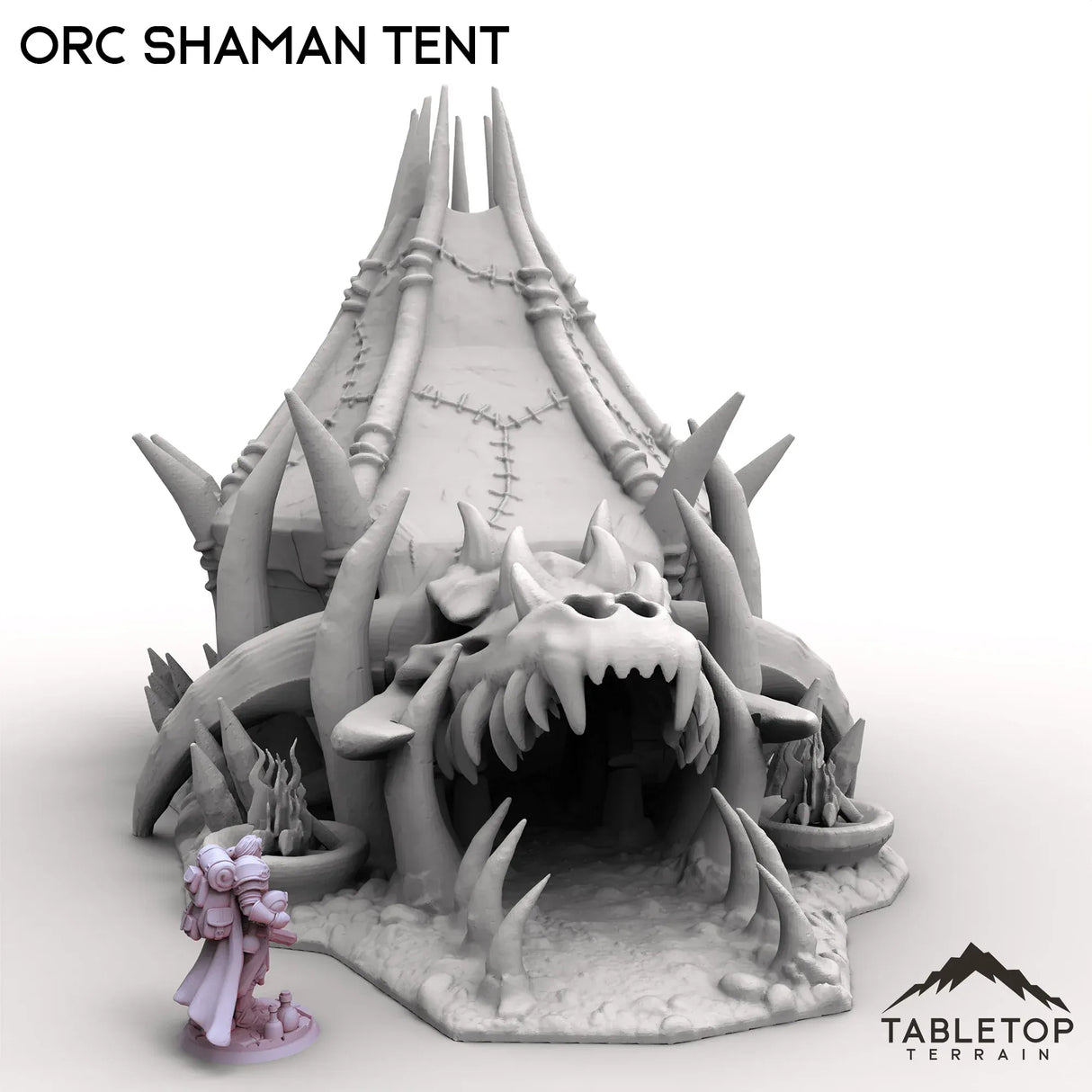 Tabletop Terrain Building Orc Shaman Tent