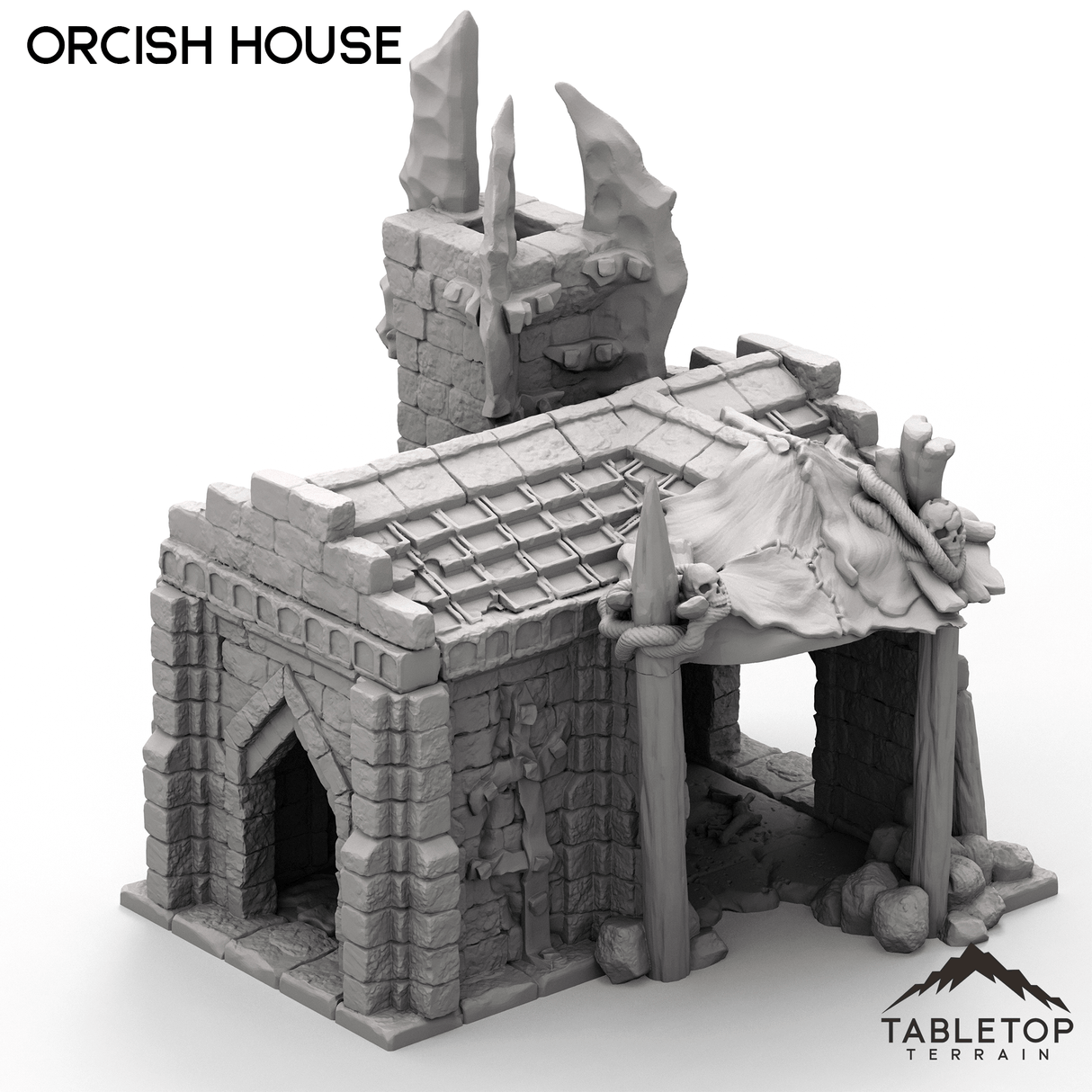 Tabletop Terrain Building Orcish House - Kingdom of Azragor