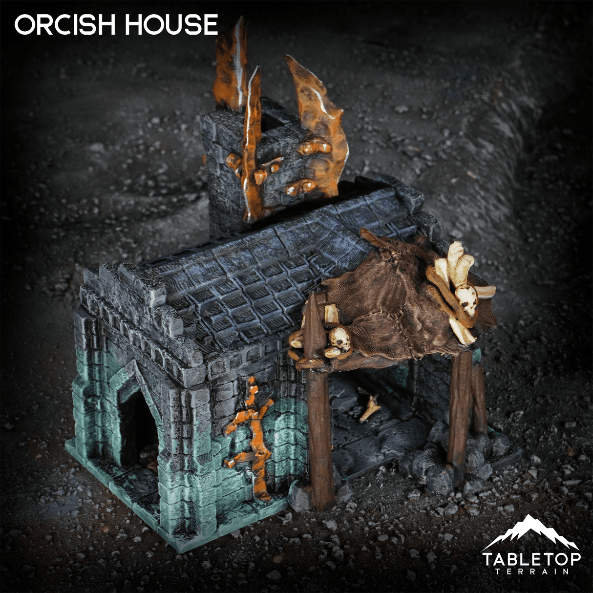 Tabletop Terrain Building Orcish House - Kingdom of Azragor