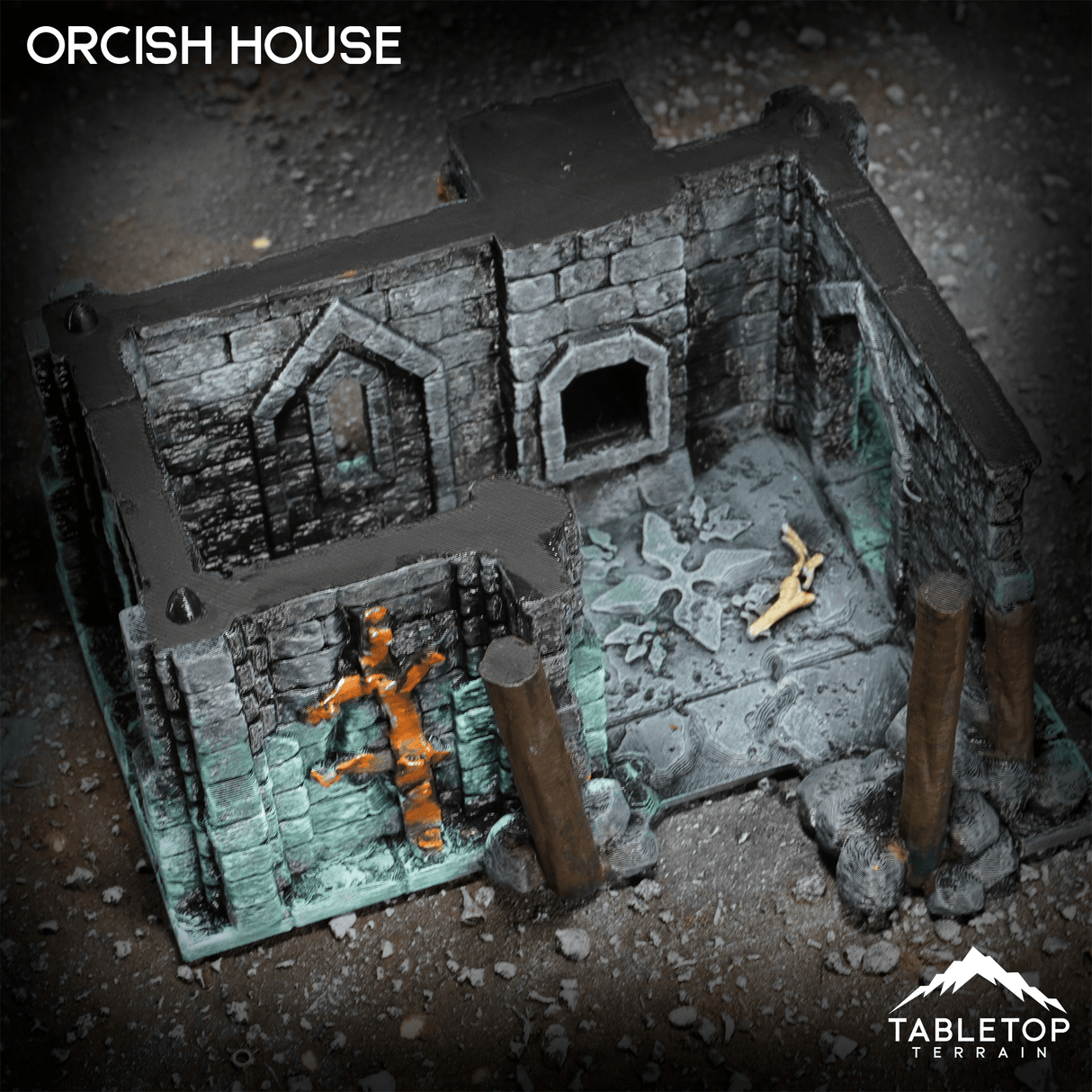 Tabletop Terrain Building Orcish House - Kingdom of Azragor