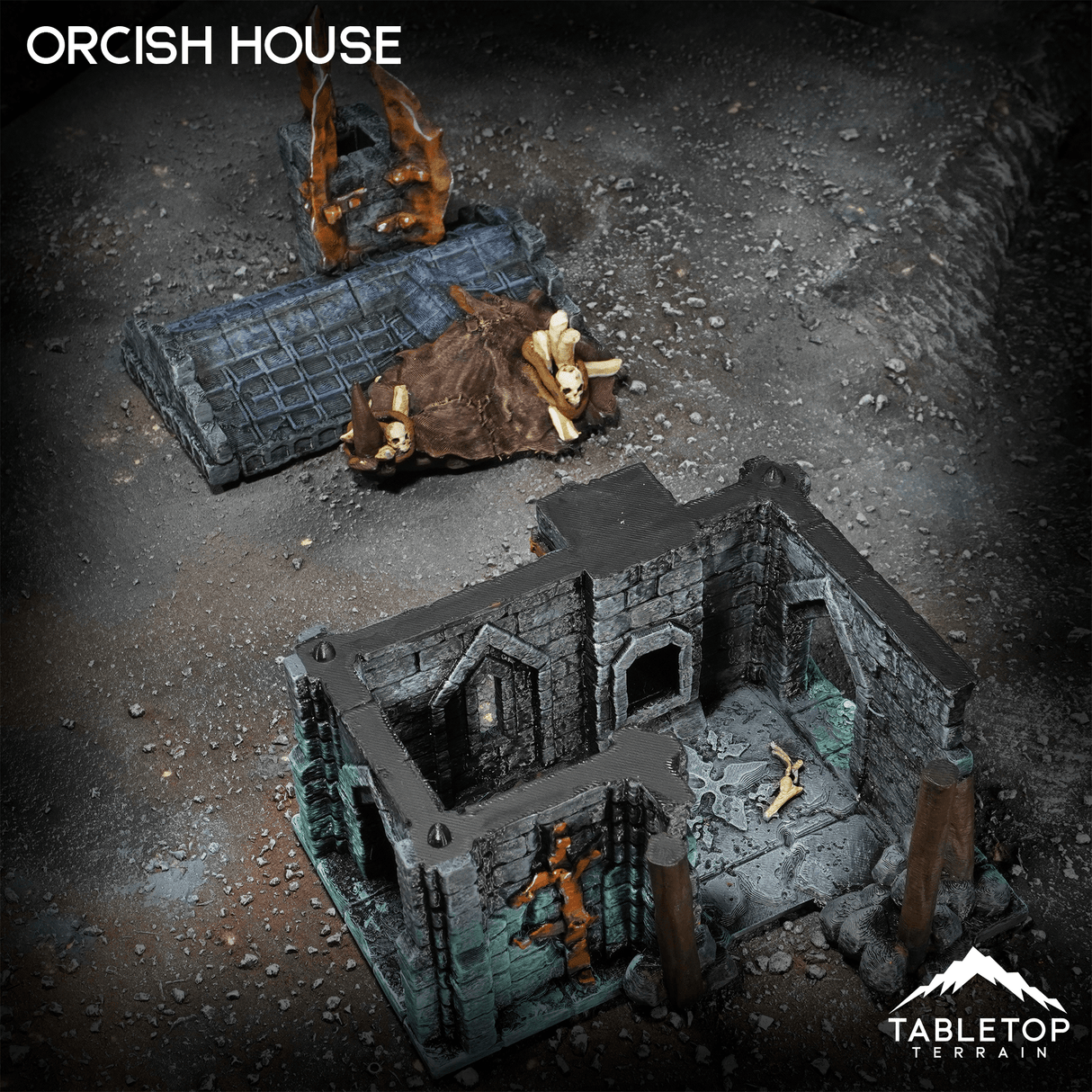 Tabletop Terrain Building Orcish House - Kingdom of Azragor