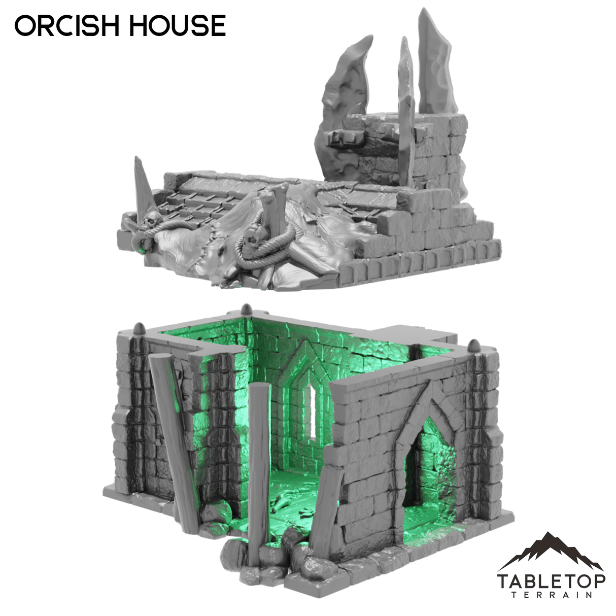 Tabletop Terrain Building Orcish House - Kingdom of Azragor