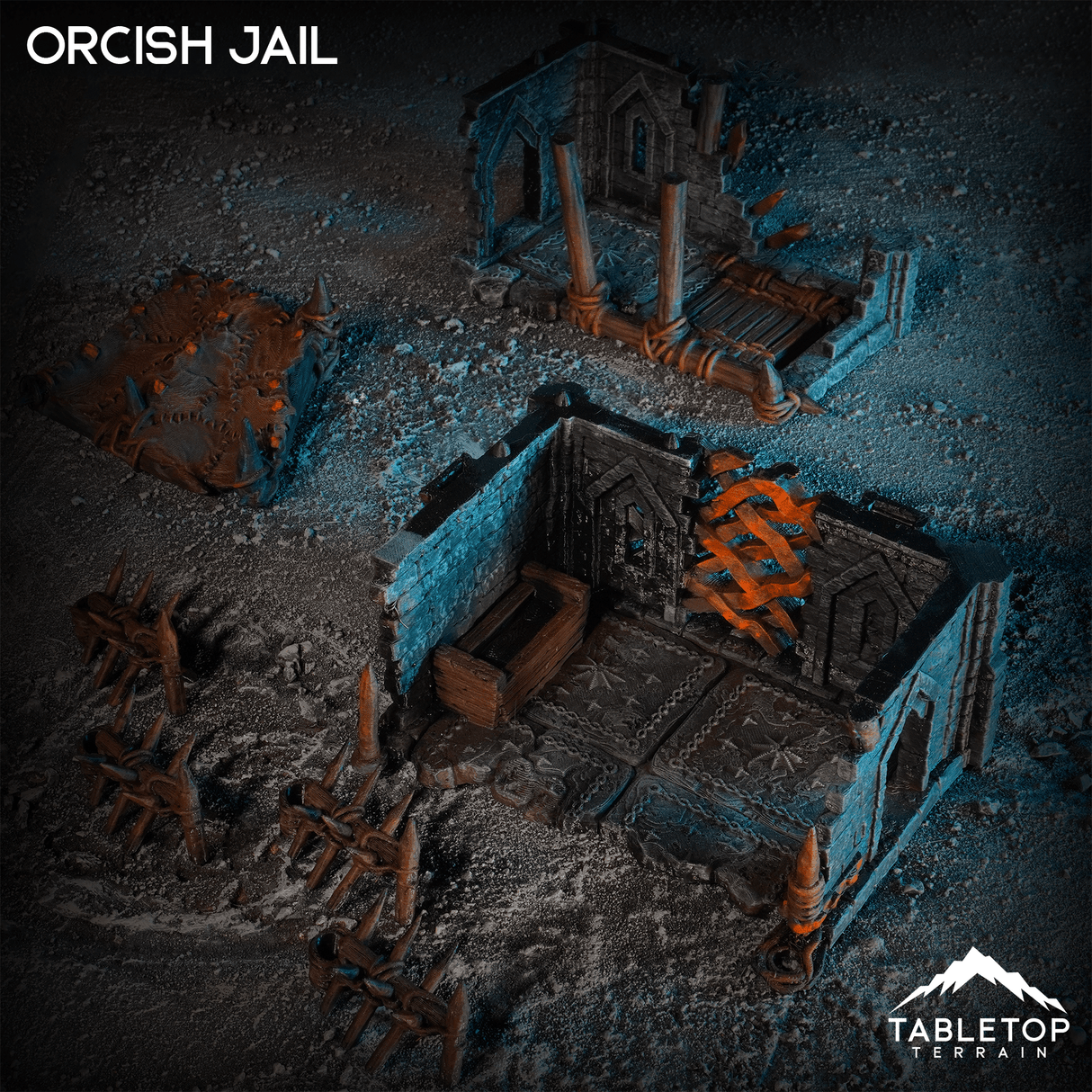 Tabletop Terrain Building Orcish Jail - Kingdom of Azragor