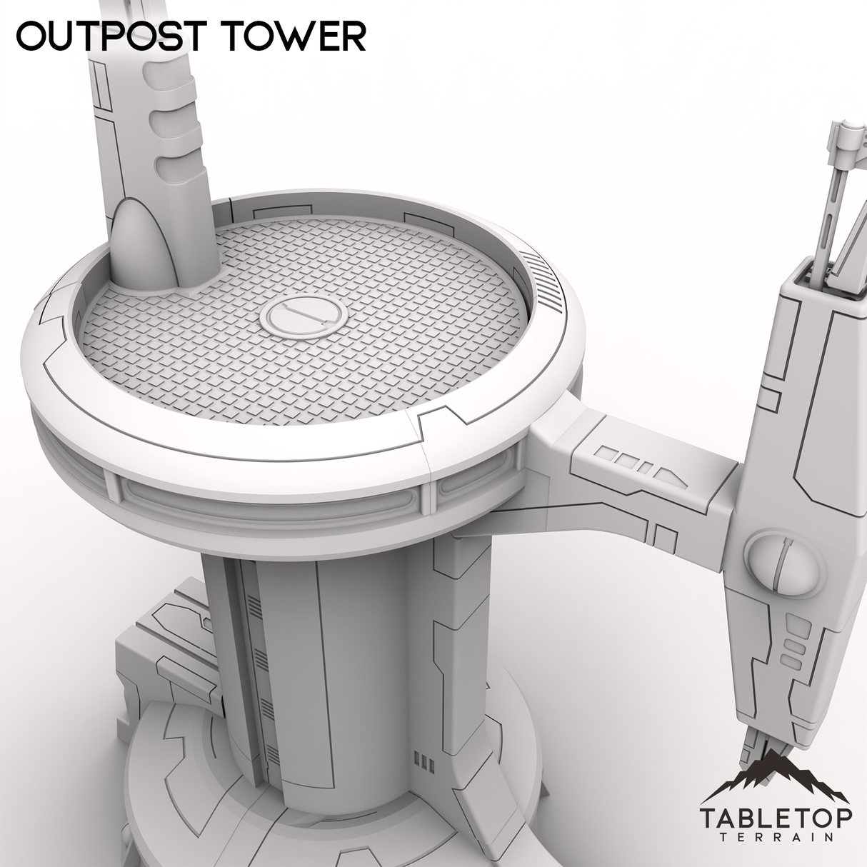 Tabletop Terrain Building Outpost Tower