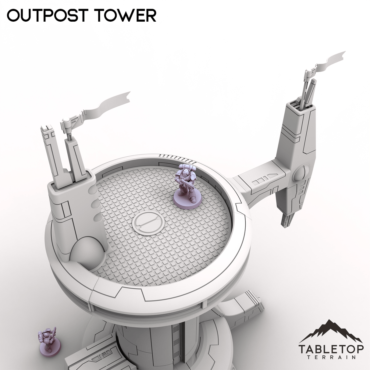 Tabletop Terrain Building Outpost Tower