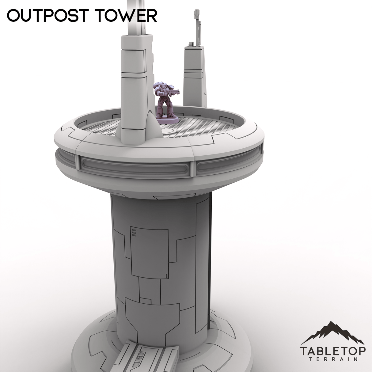 Tabletop Terrain Building Outpost Tower