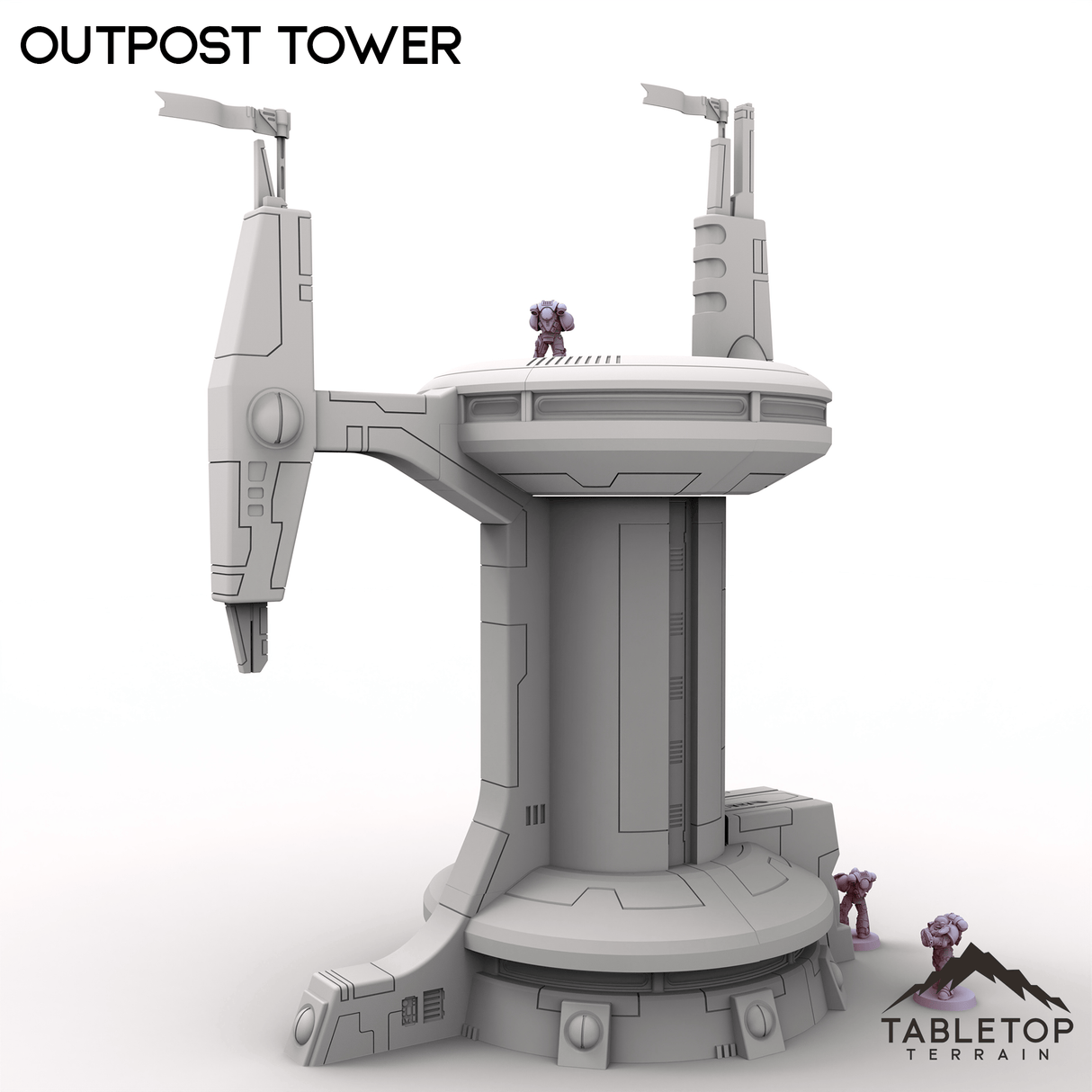 Tabletop Terrain Building Outpost Tower