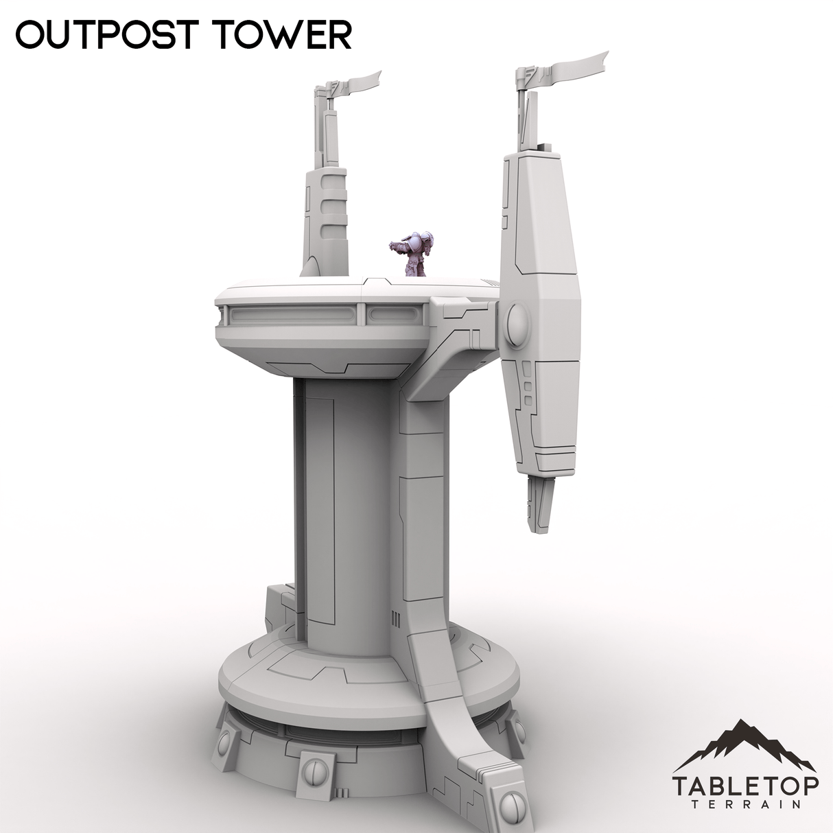 Tabletop Terrain Building Outpost Tower