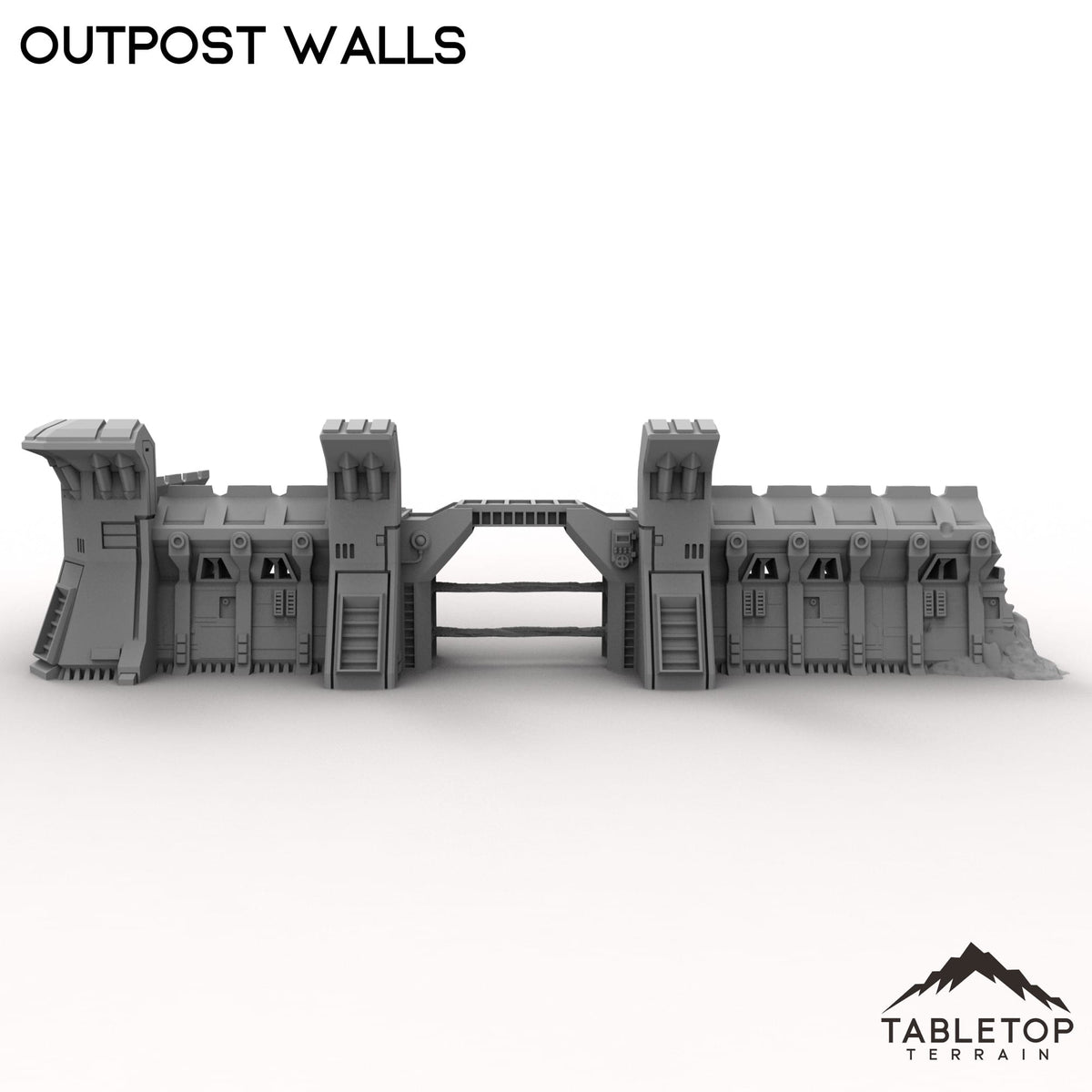 Tabletop Terrain Building Outpost Walls