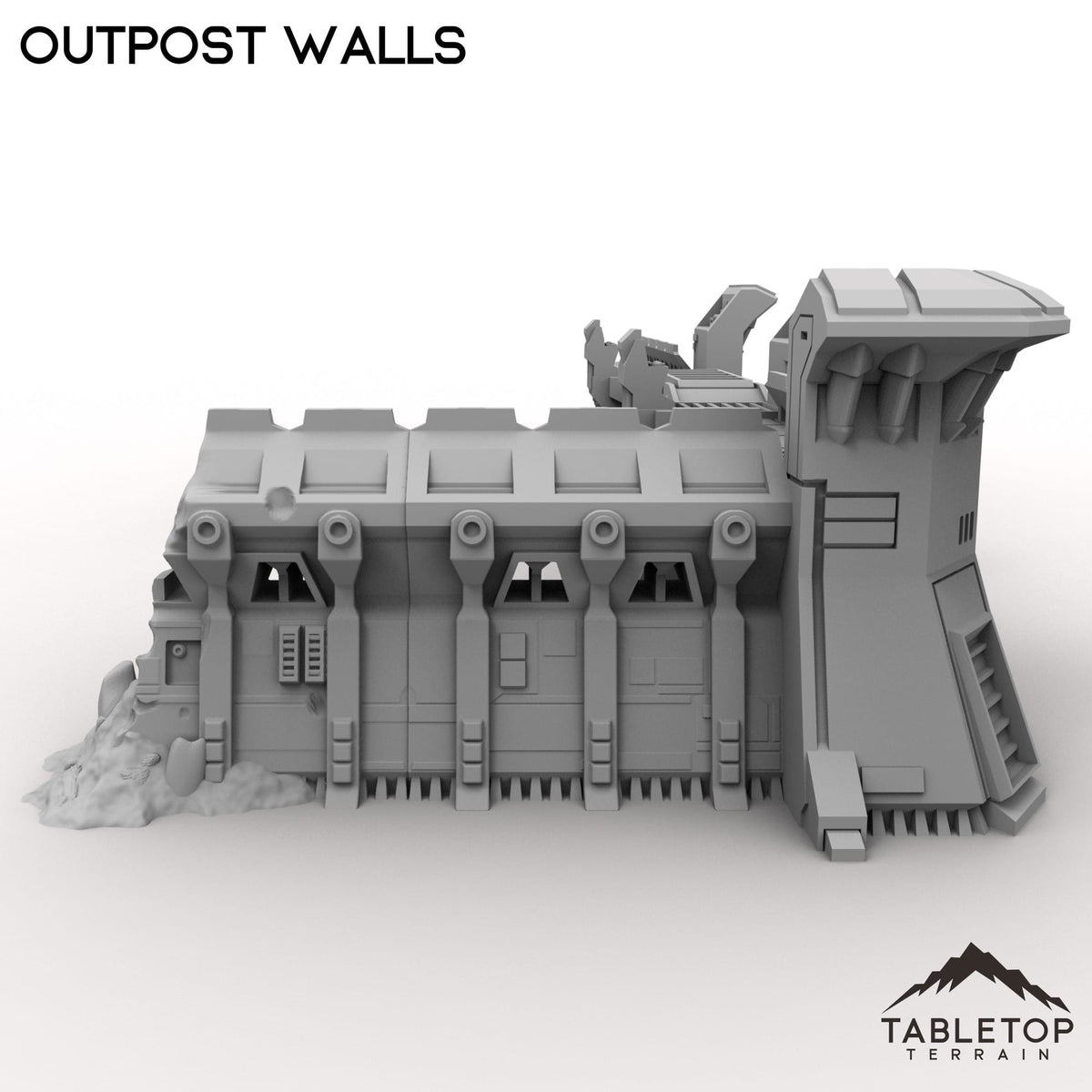 Tabletop Terrain Building Outpost Walls