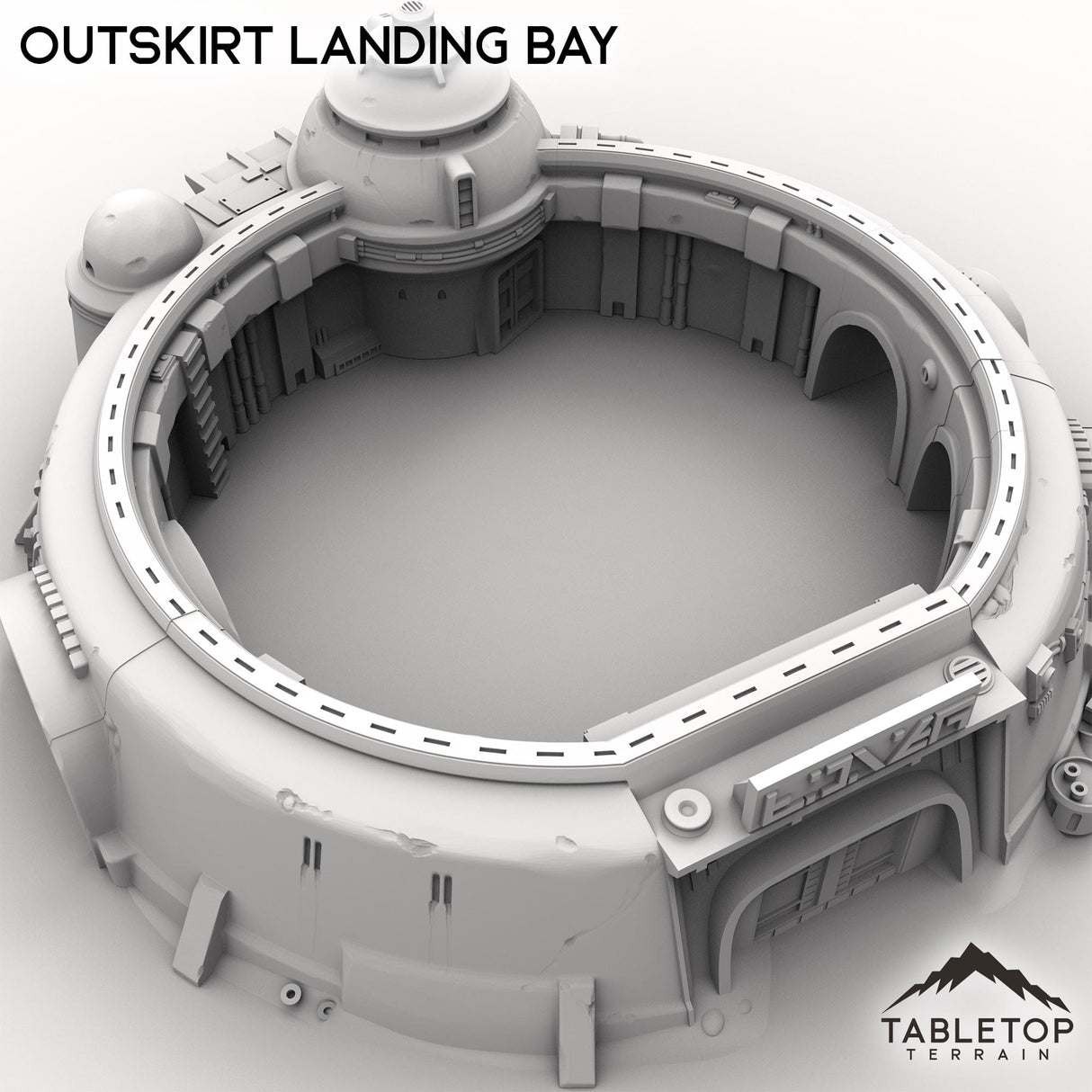 Tabletop Terrain Building Outskirt Landing Bay