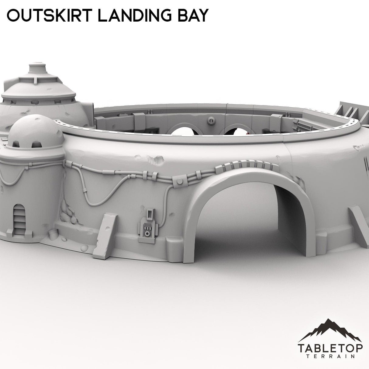 Tabletop Terrain Building Outskirt Landing Bay