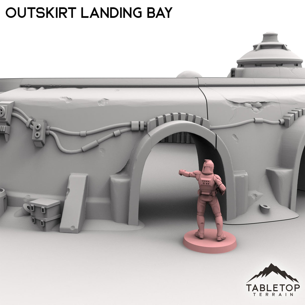 Tabletop Terrain Building Outskirt Landing Bay