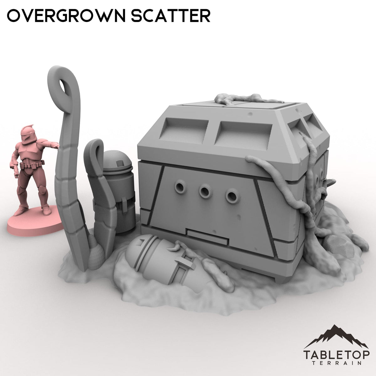 Tabletop Terrain Building Overgrown Scatter
