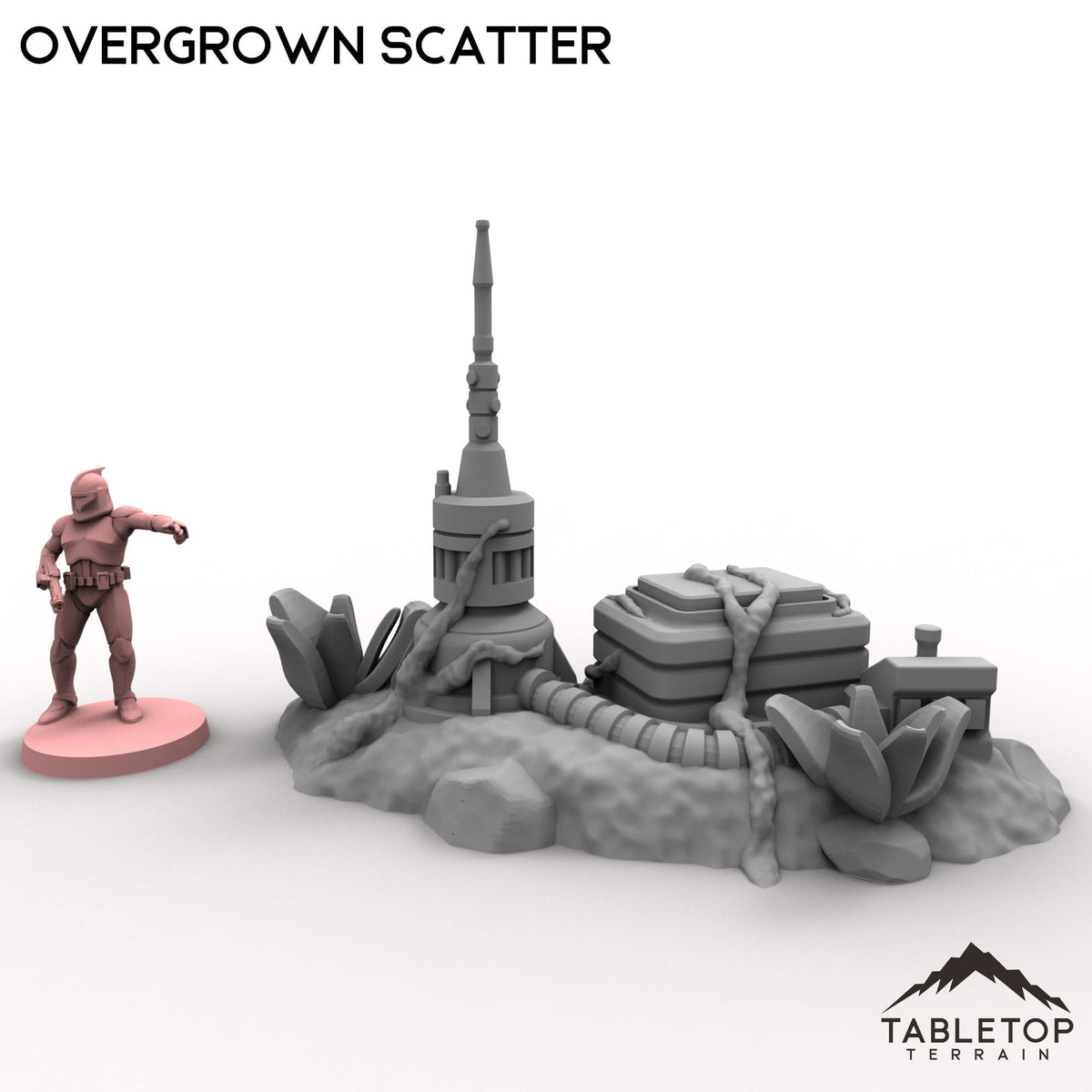 Tabletop Terrain Building Overgrown Scatter