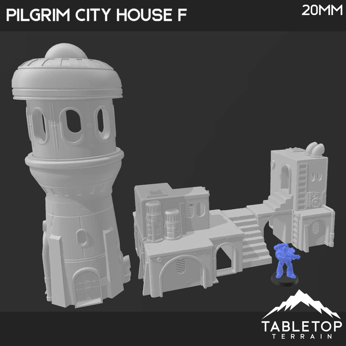 Tabletop Terrain Building Pilgrim City Compound House F - Star Wars Legion Shatterpoint Building
