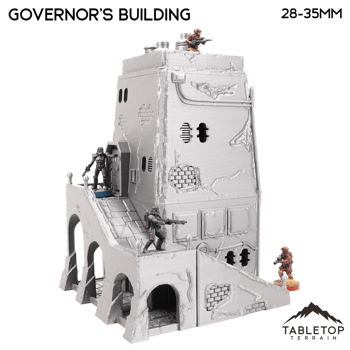 Tabletop Terrain Building Pilgrim City Governor's Building - Star Wars Legion Shatterpoint Building