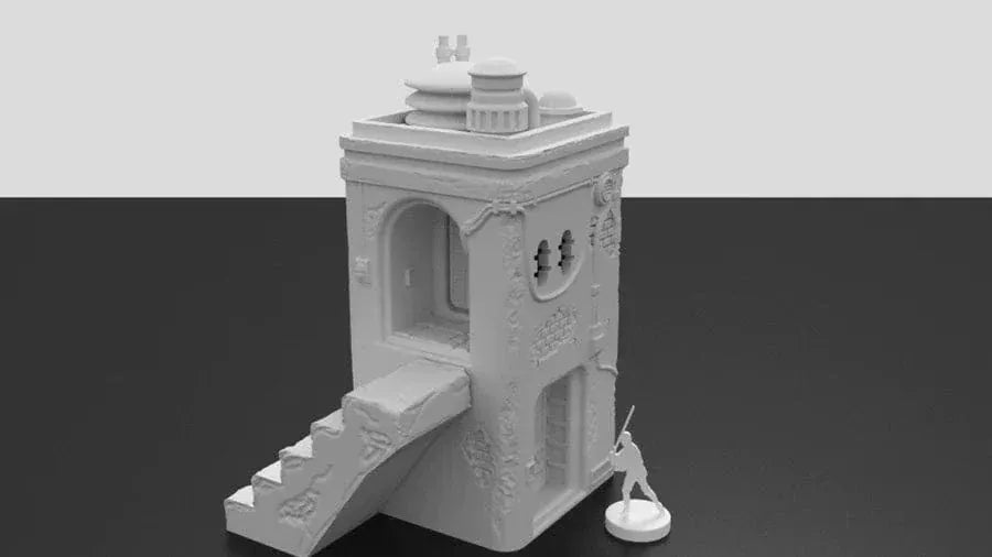 Tabletop Terrain Building Pilgrim City House B - Star Wars Legion Shatterpoint Building