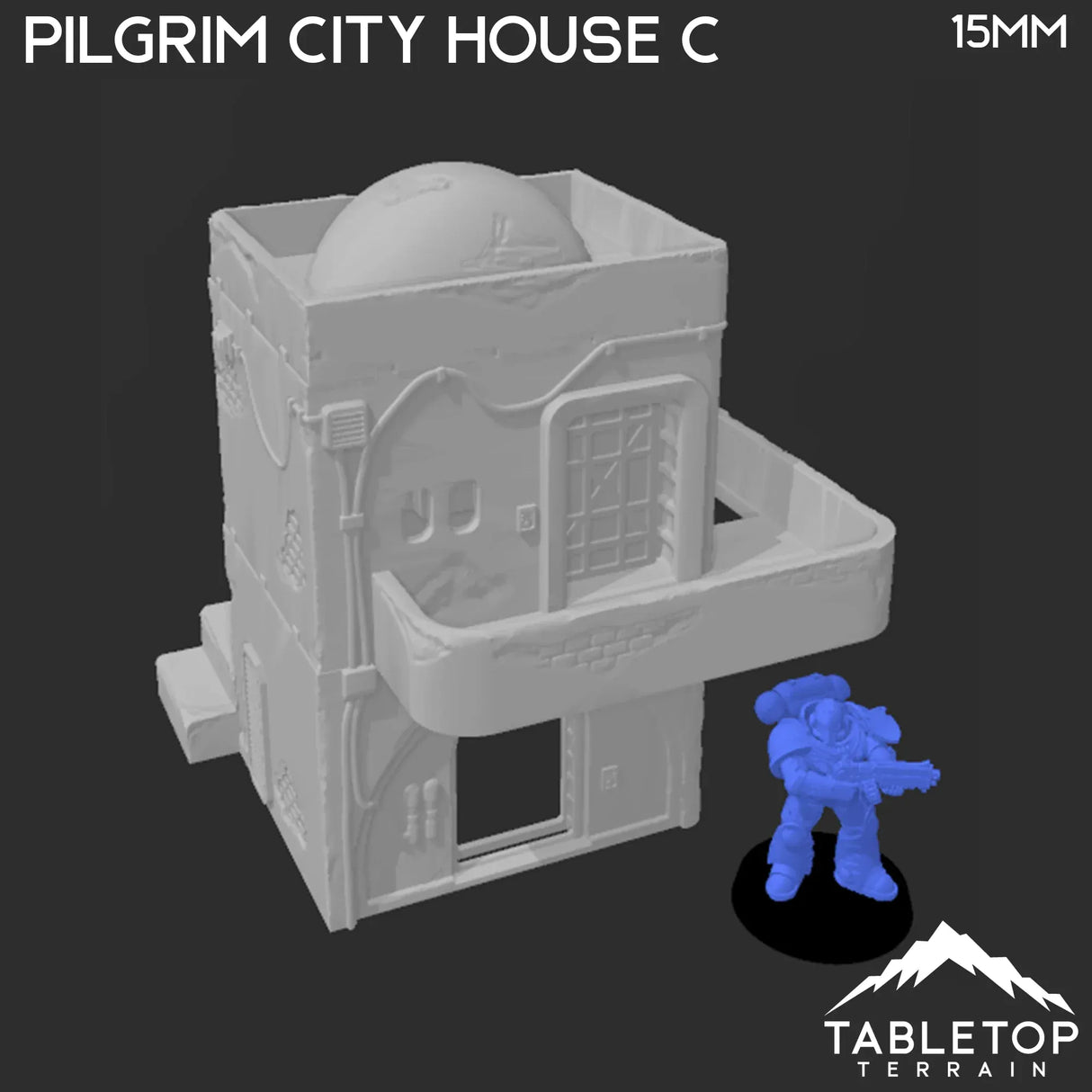 Tabletop Terrain Building Pilgrim City House C - Star Wars Legion Shatterpoint Building