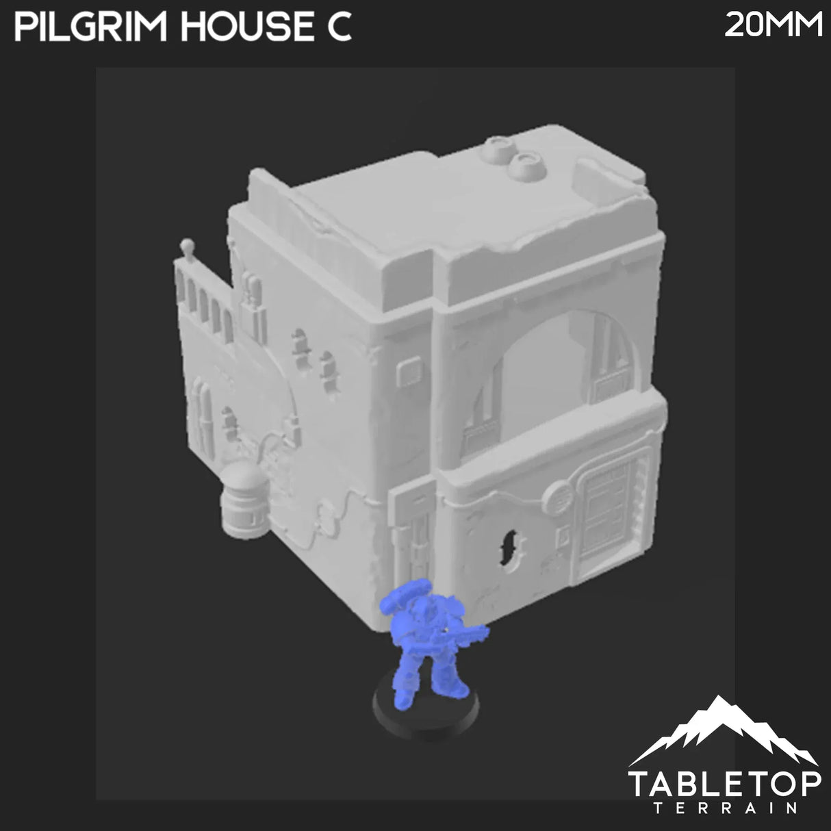 Tabletop Terrain Building Pilgrim City House D - Star Wars Legion Shatterpoint Building