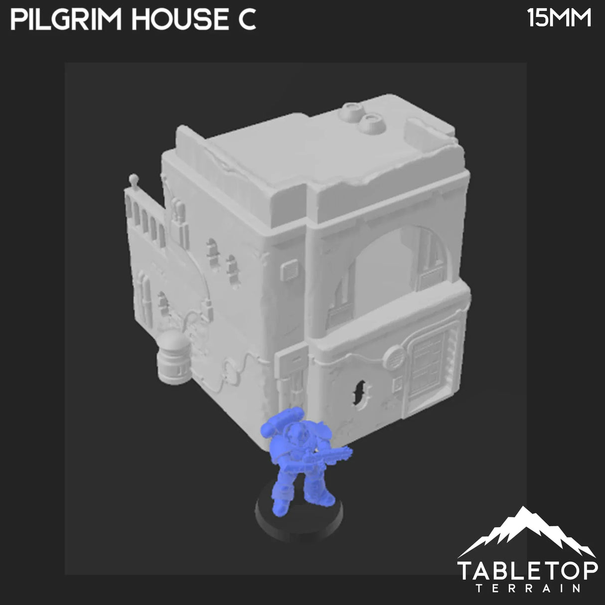 Tabletop Terrain Building Pilgrim City House D - Star Wars Legion Shatterpoint Building