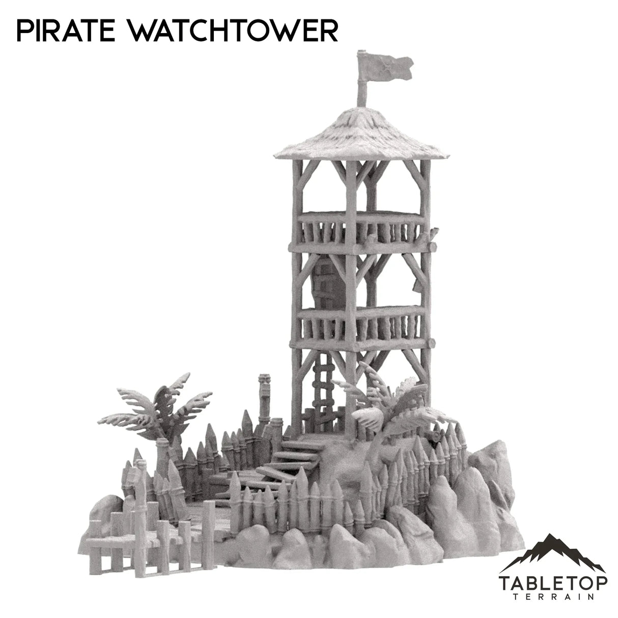 Tabletop Terrain Building Pirate Watchtower