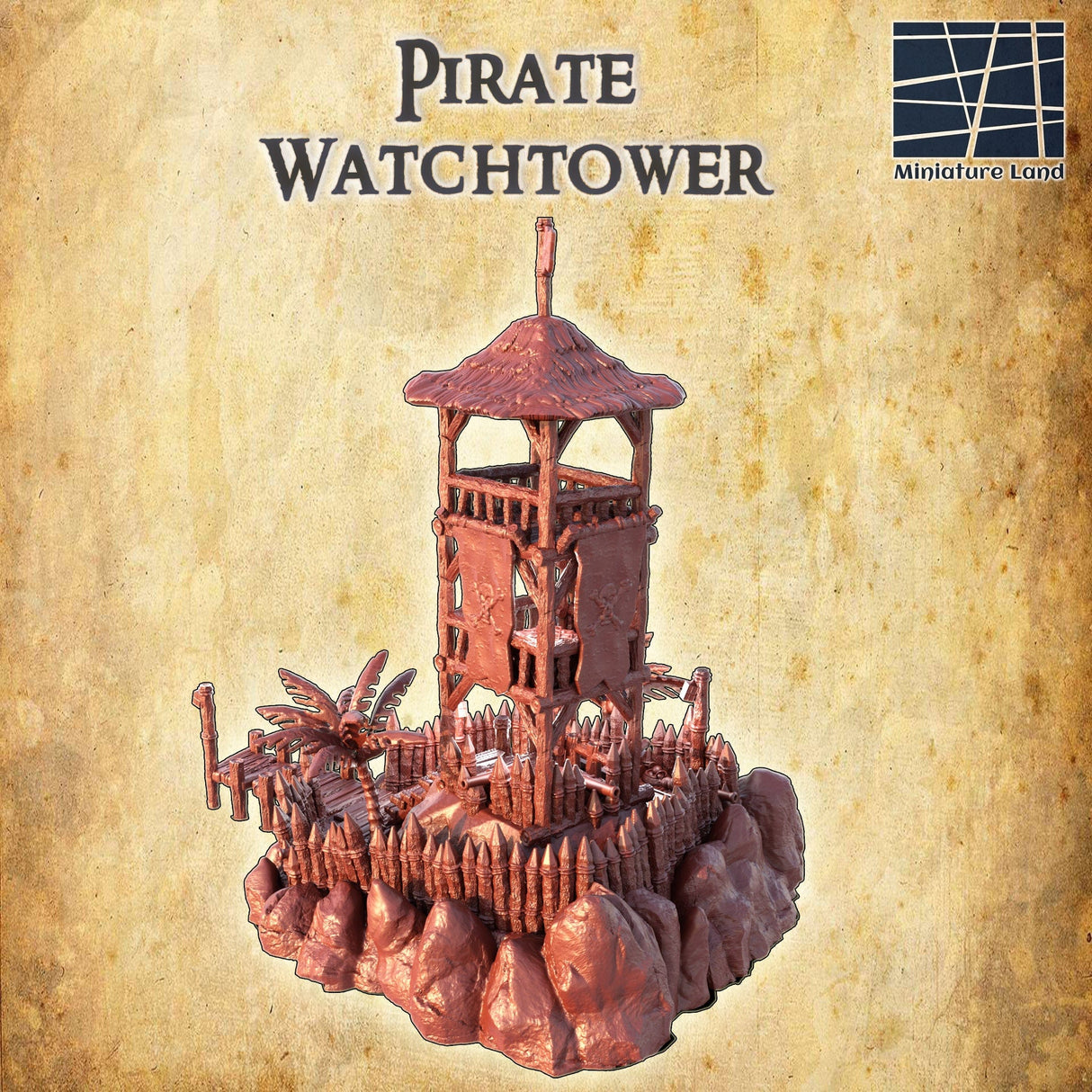 Tabletop Terrain Building Pirate Watchtower