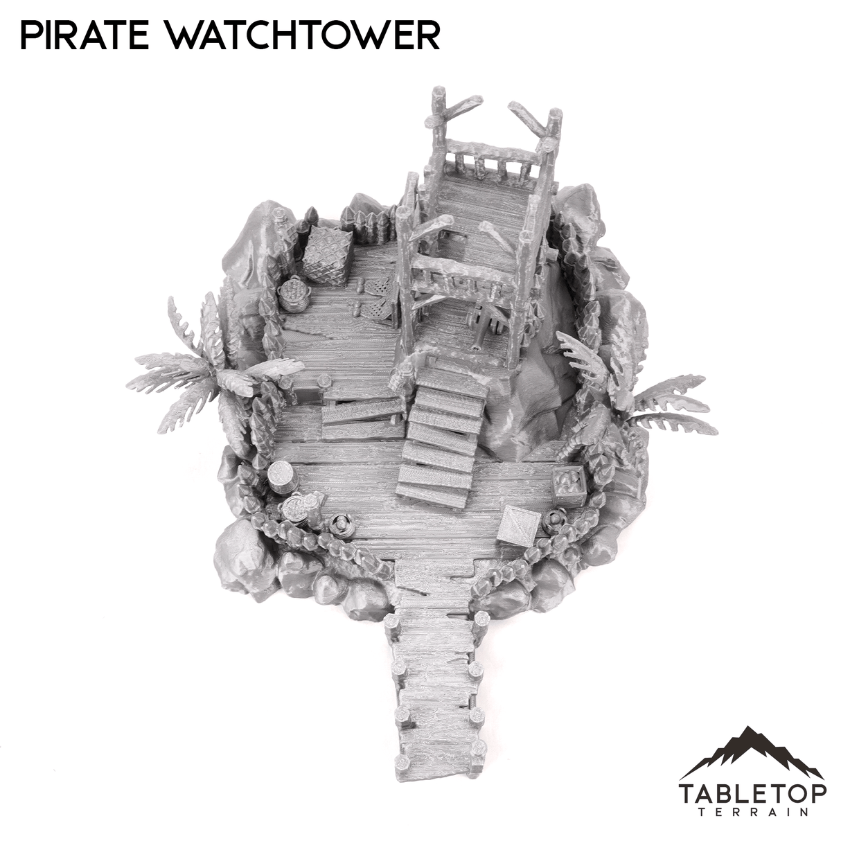Tabletop Terrain Building Pirate Watchtower