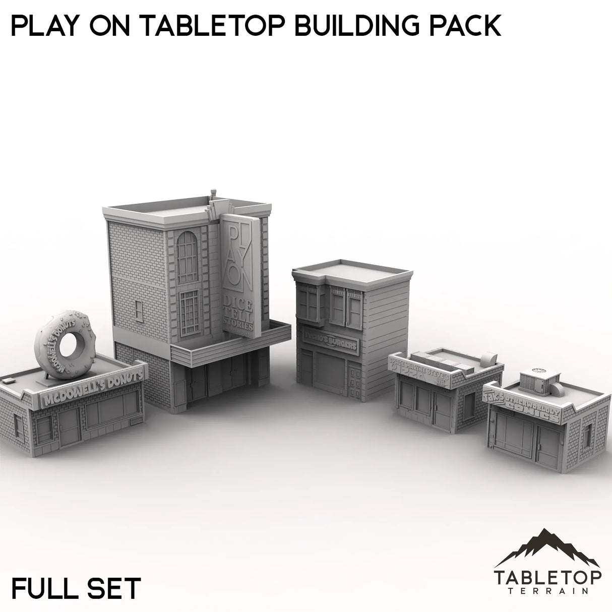 Tabletop Terrain Building Play On Protocol Building Pack