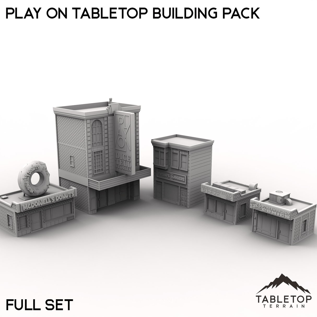 Tabletop Terrain Building Play On Tabletop Building Pack