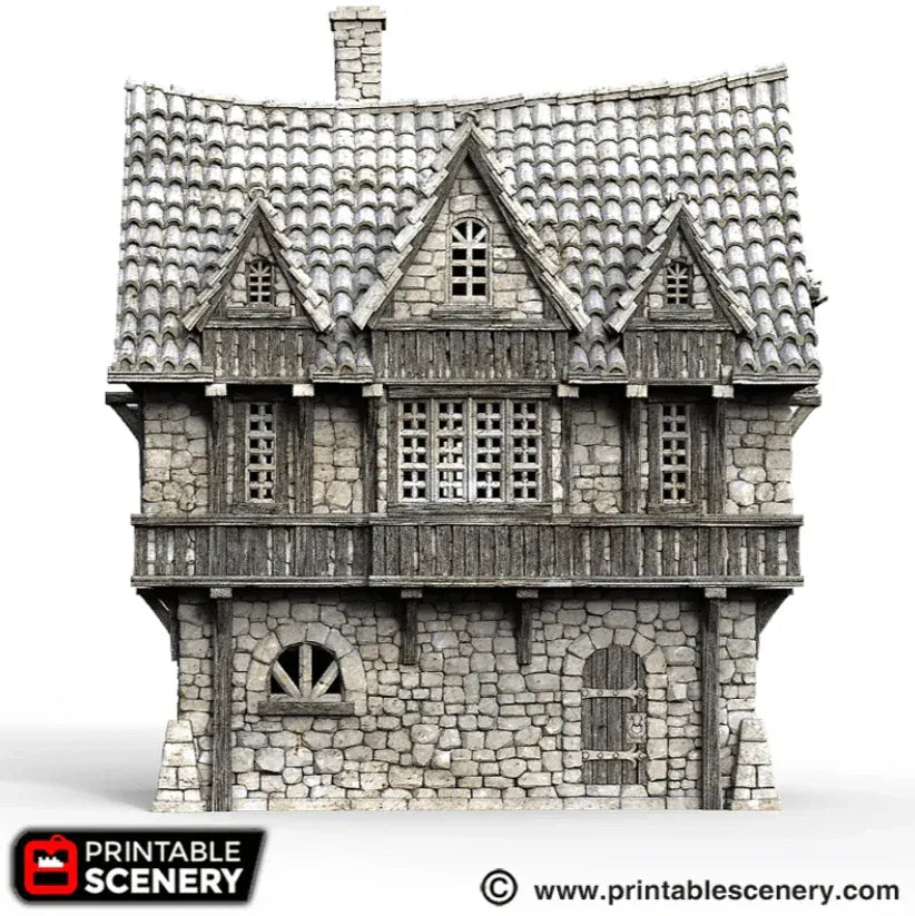 Tabletop Terrain Building Port House - Fantasy Building