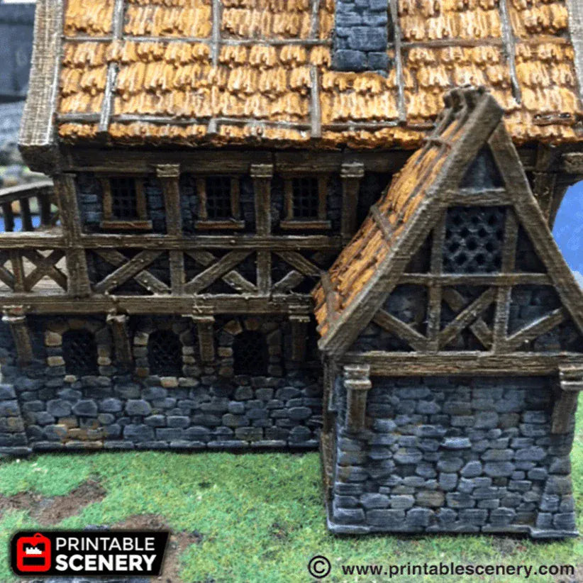 Tabletop Terrain Building Port Merchant - Fantasy Building